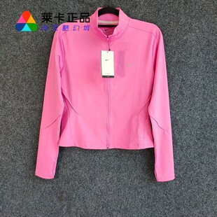 莱卡 NIKE耐克 女子跑步运动休闲圆领长袖外套夹克女装
