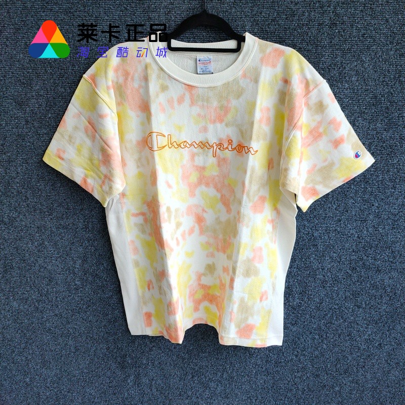 Champion/冠军男女运动休闲短袖