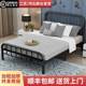 铁艺床双人床1.5米铁架床单人床1.2米欧式 铁床出租房床 简约现代
