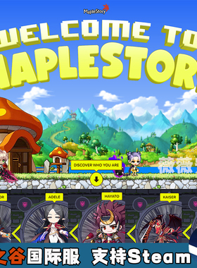 冒险岛国际服枫之谷美服Nexon账号Stean代入库国区待激活代注册