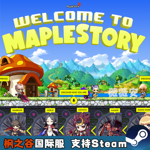 冒险岛国际服枫之谷美服Nexon账号Stean代入库国区待激活代注册