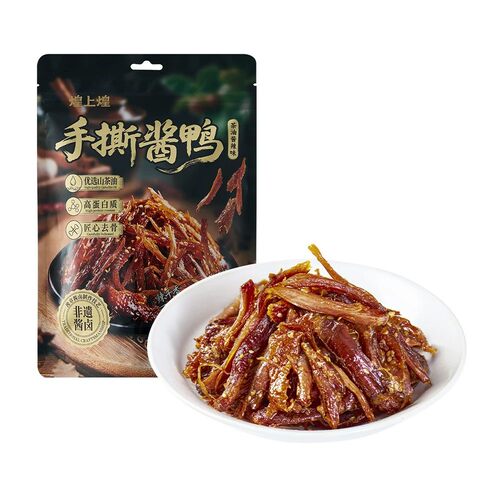 盒马代购煌上煌手撕酱鸭茶油酱辣味80g优选山茶油高蛋白质去骨
