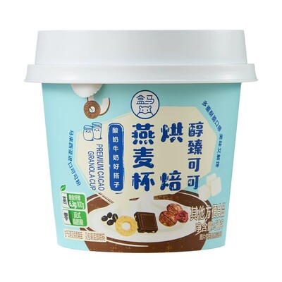 盒马代购醇臻可可烘焙燕麦杯50g多重酥脆口感酸奶牛奶好搭子