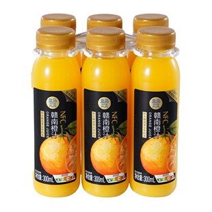 盒马代购NFC赣南橙汁300ml*6配料只有橙子无菌冷罐装100%鲜果压榨
