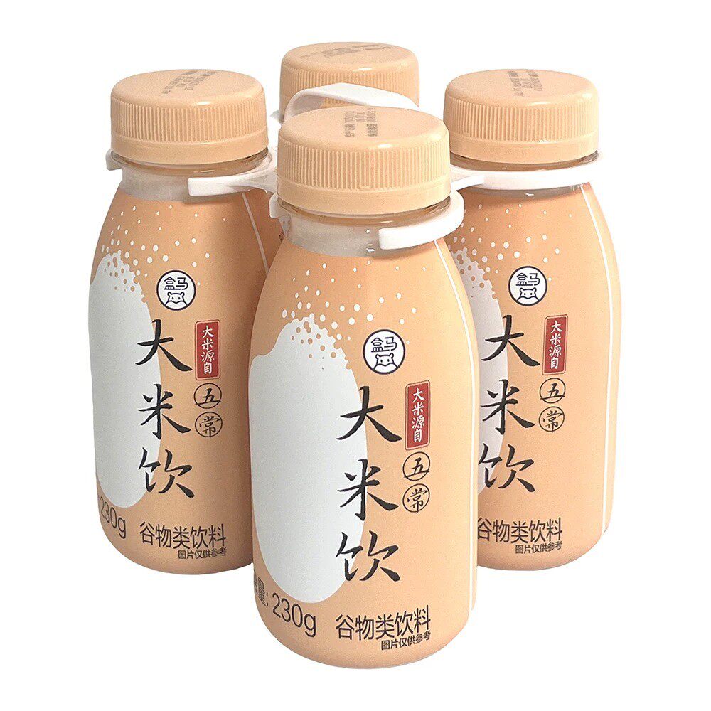 盒马代购大米饮230g*4北纬45°五常大米米香浓郁甘润顺滑