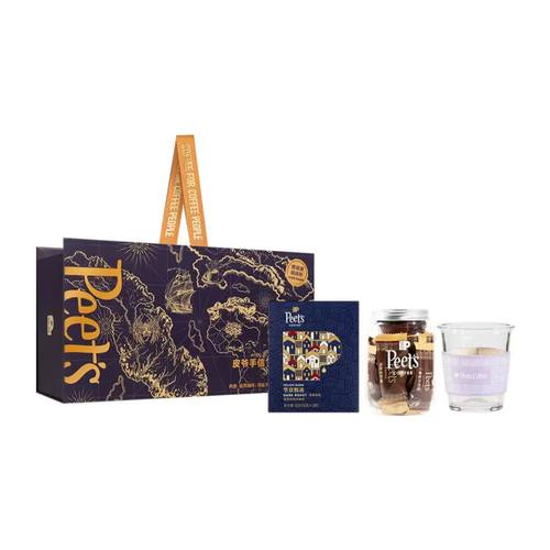 盒马代购Peet's Coffee皮爷手信咖啡双享盒挂耳咖啡糖果套装155g