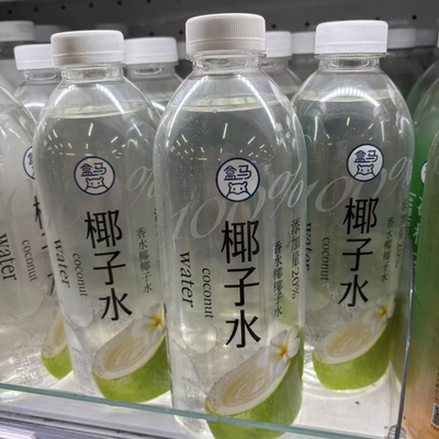 盒马代购100%椰子水950ml瓶装无菌冷灌工艺添加20%香水椰清爽鲜甜