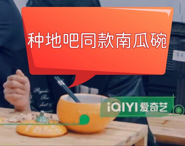 种地吧少年同款周边赵小童同款可爱吃饭早餐泡面喝水南瓜陶瓷碗勺