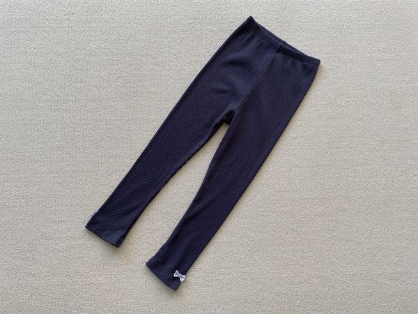 外贸春秋女童螺纹棉打底裤