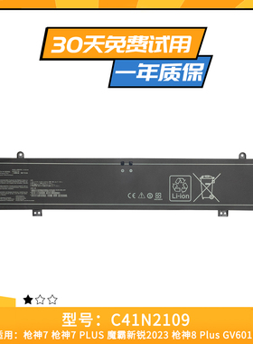 适用于华硕枪神7/8 Plus C41N2109 G614J/JV GV601R/RE笔记本电池