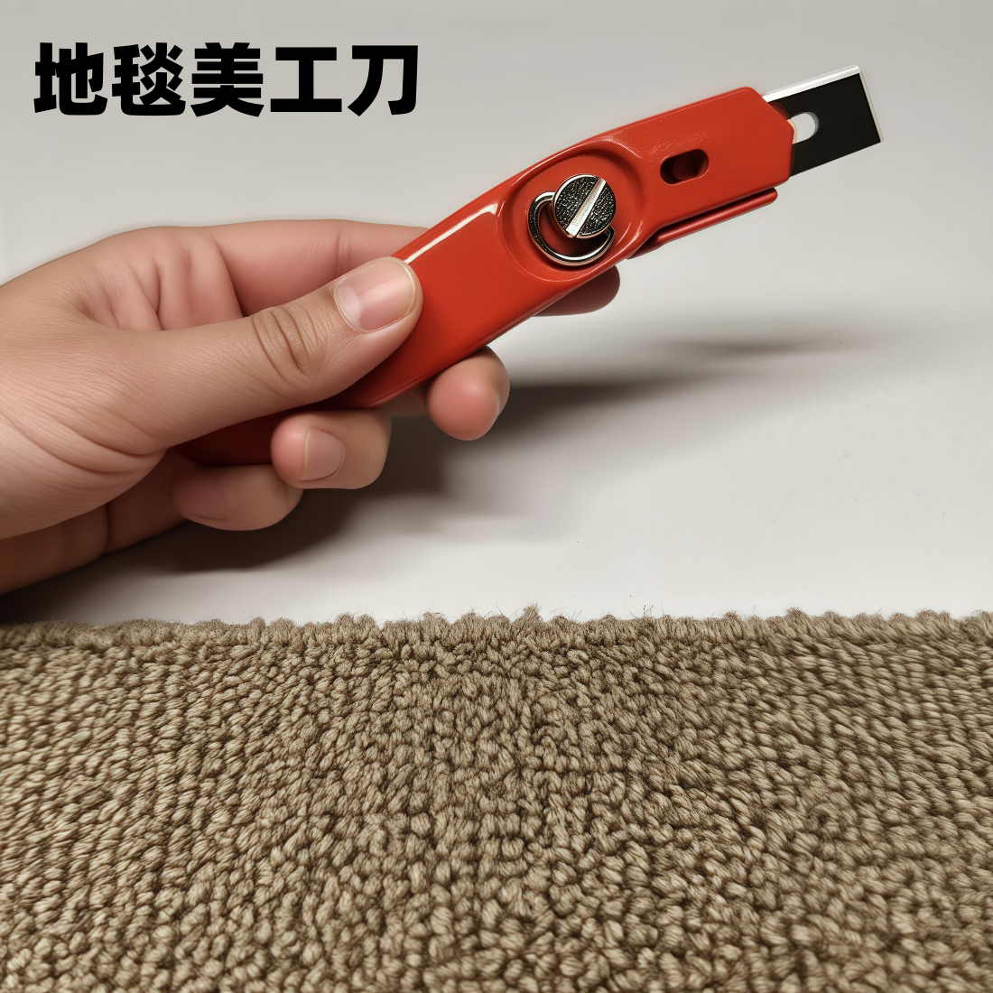 地毯切割刀皮革脚垫切地垫开箱刀伸缩美工刀拆快递铝合金壁纸刀