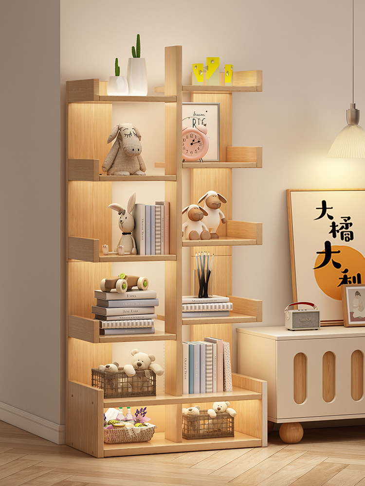 家居书架创意书柜家用学生收纳落书架
