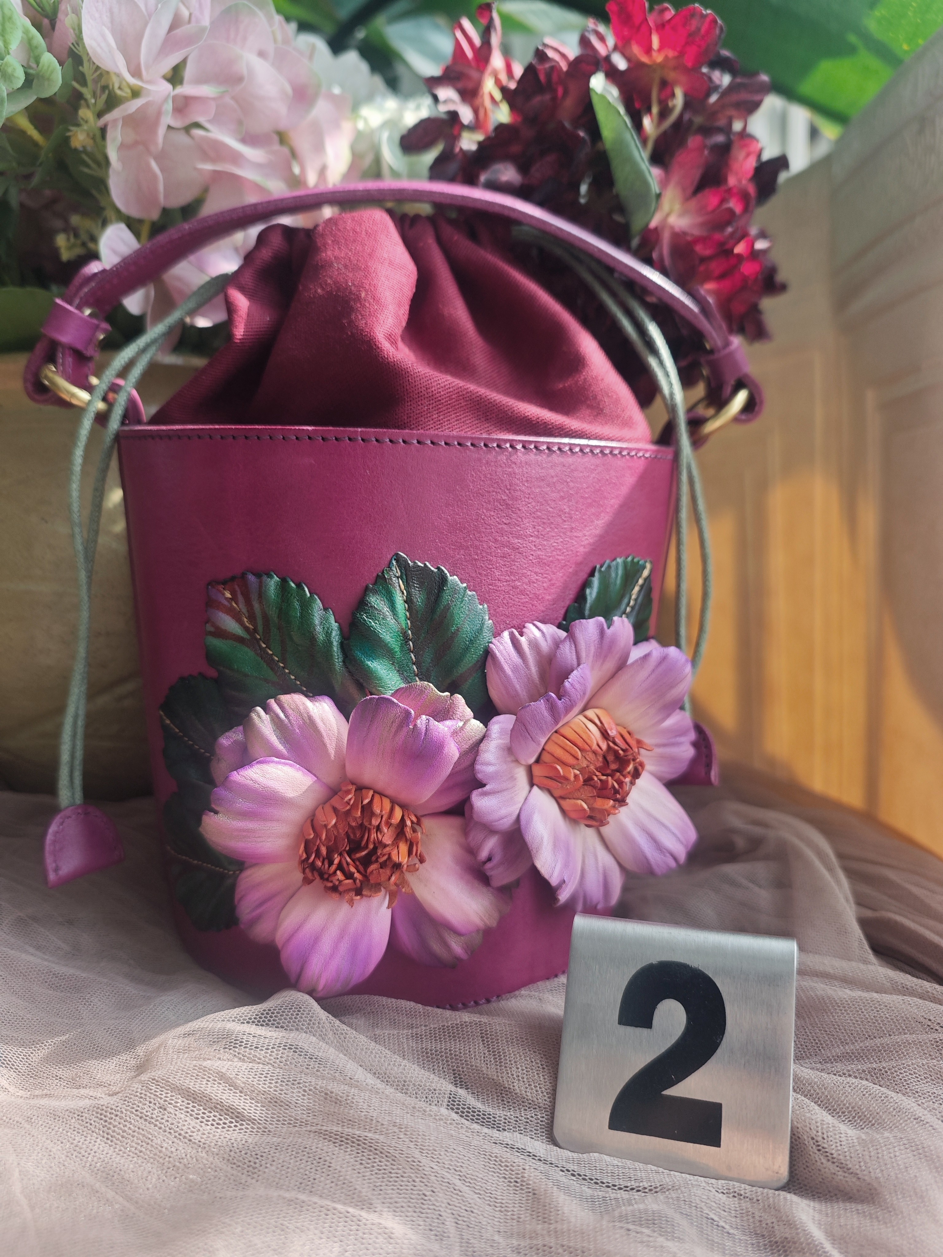 清仓孤品立体花朵全牛皮原创手工小巧水桶小包手提这跨,箱包皮具/热销女包/男包,水桶包,淘宝优惠券,粉丝福利购,淘宝优惠卷