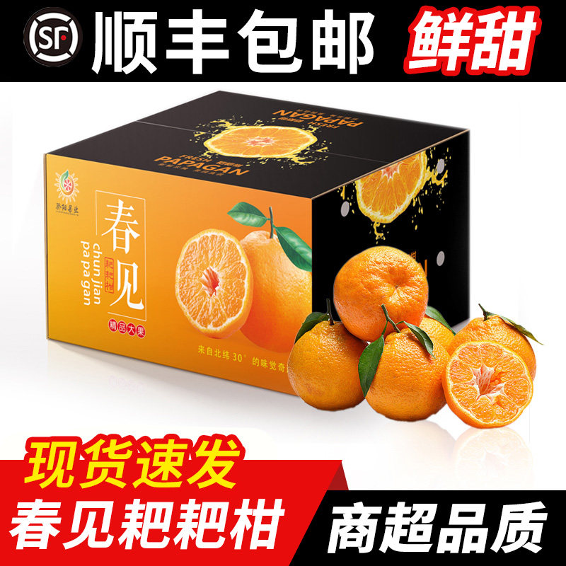 顺丰包邮四川春见耙耙柑当季丑桔子粑粑柑新鲜应季孕妇水果杷杷柑,水产肉类/新鲜蔬果/熟食,桔子,淘宝优惠券,粉丝福利购,淘宝优惠卷