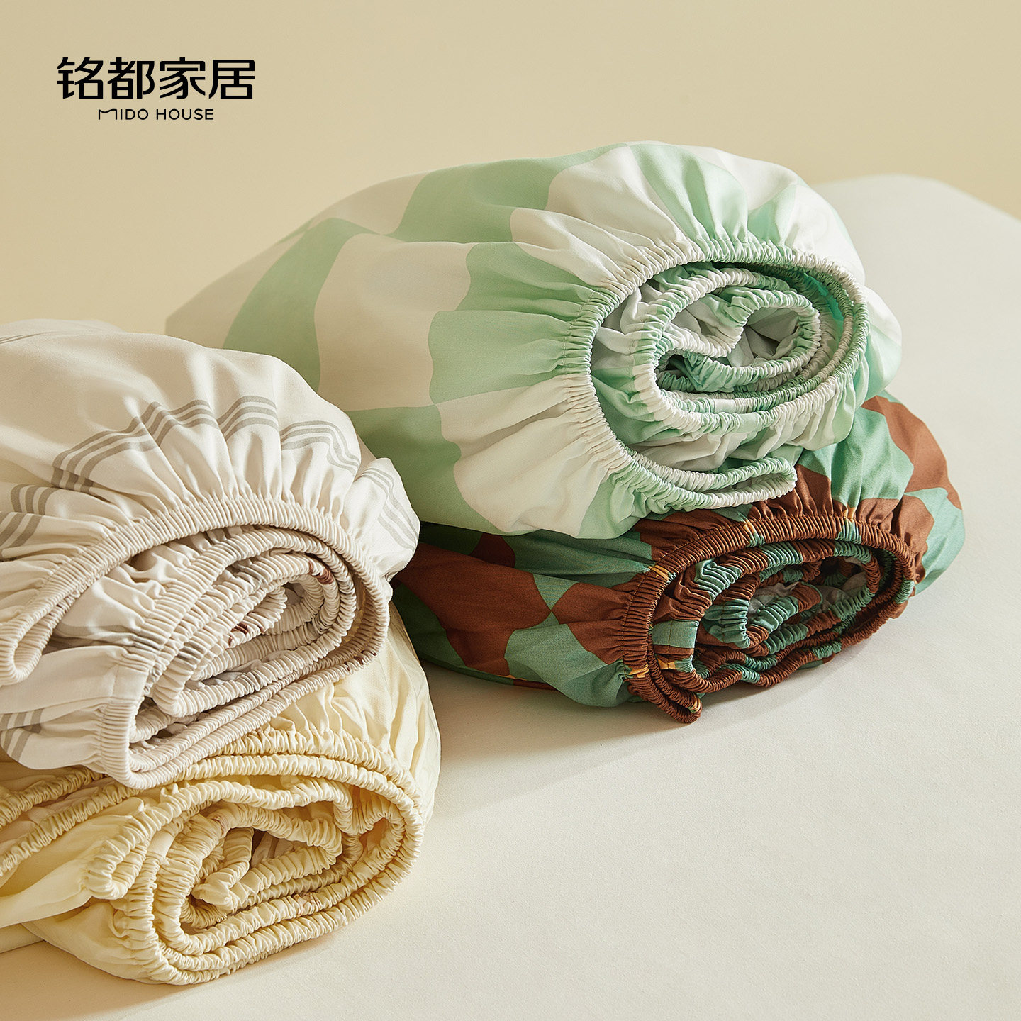铭都床笠单件2025新款60S Pro纯全棉四季通用印花床垫防滑保护套,床上用品,床笠,淘宝优惠券,粉丝福利购,淘宝优惠卷