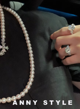 M家十字架潘玮柏同款毛衣链