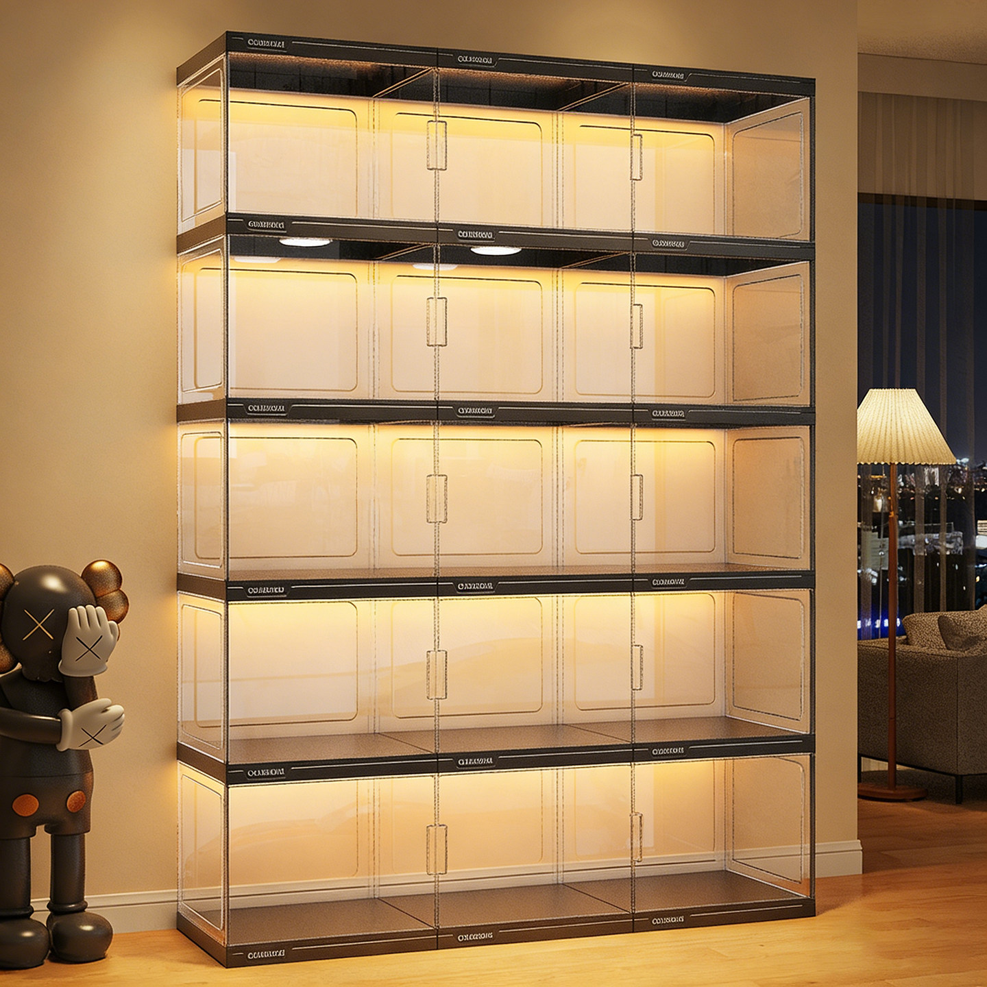 手办展示柜适用乐高亚透明克力大型摆件收纳盒模型积木玩具陈列架,住宅家具,家用陈列柜,淘宝优惠券,粉丝福利购,淘宝优惠卷