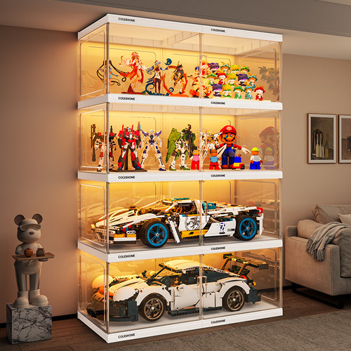 【80CM加长款●四面高透手办柜】