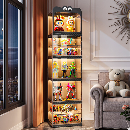 【可分层●萌屋】四面高透手办柜