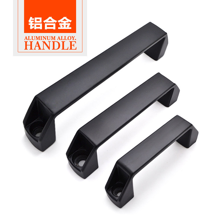 SK4-010-90A/120A/180A工业五金铝合金门把手 柜门自动化方形拉手