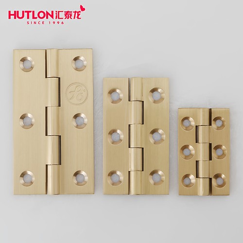 汇泰龙全铜衣柜门箱子小合页