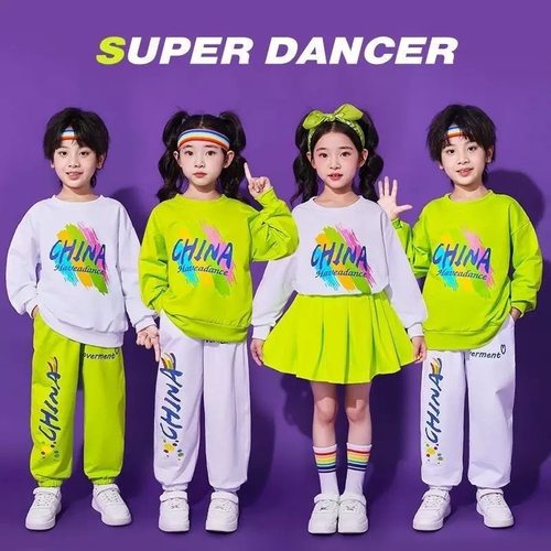儿童啦啦队演出服装中小学生春季运动会开幕式班服男女童表演服装