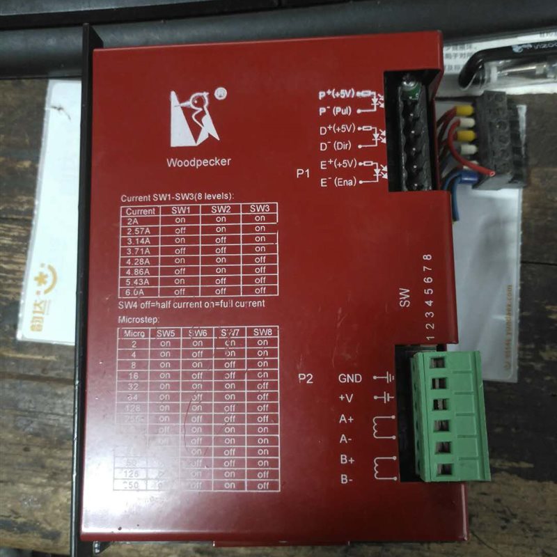 议价旧*Woodpecker啄木鸟雕刻机驱动器 Current SW1-SW3保三￥