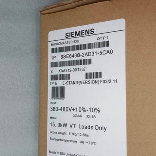 2UD31 5CA0 议价变频器6SE6430 ￥ 6SE6430 2AD31