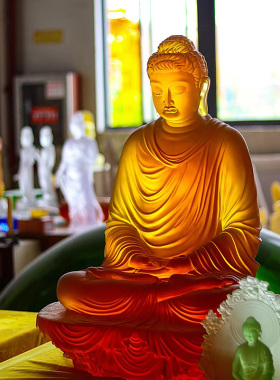 琉璃大佛可定制释迦牟尼三宝佛阿弥陀佛药师佛佛像摆件佛堂寺庙