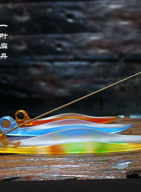 一叶扁舟琉璃香插创意线香香座