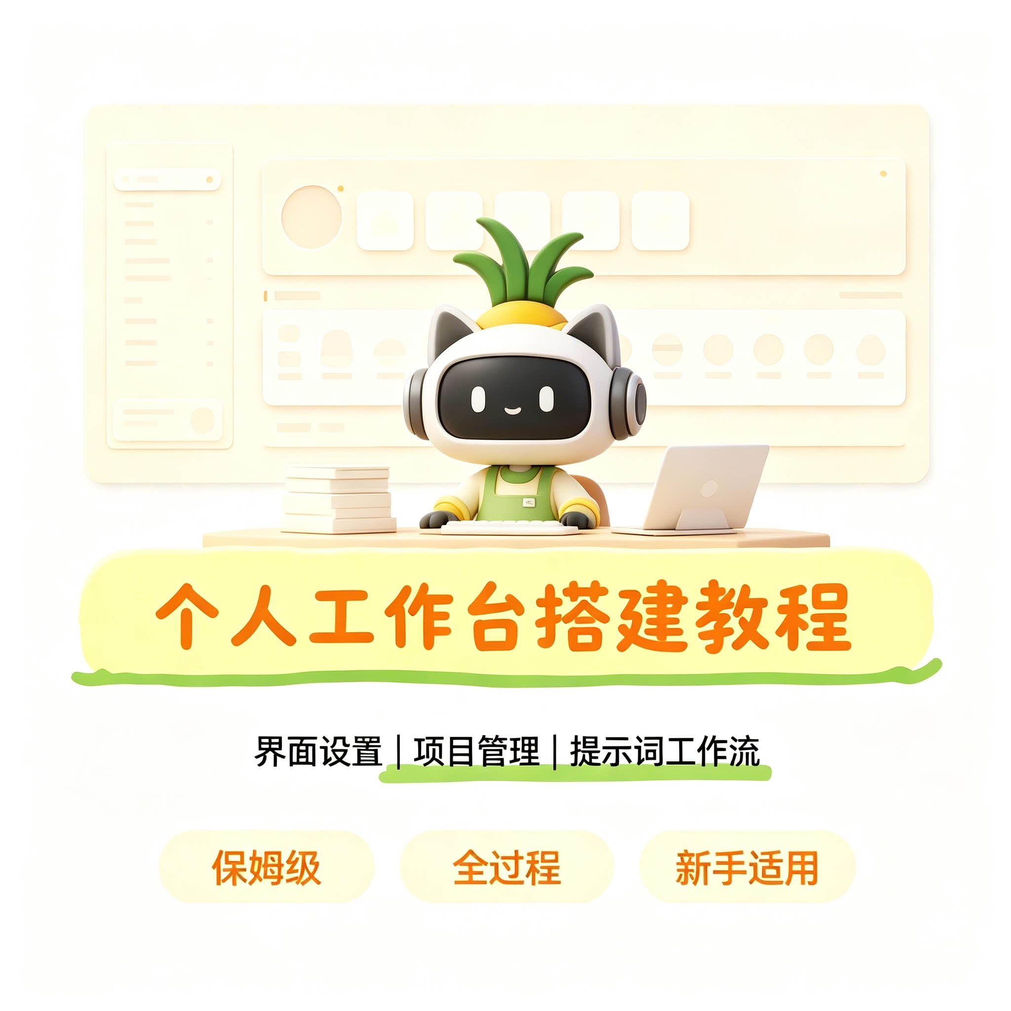 个人工作台搭建教程电脑桌面管理软件定制开发新手适用