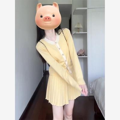 秋装搭配一整套连衣裙小