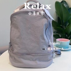 Сумка lulu原厂city adventurer 运动背包瑜伽健身休闲双肩包防水户外女