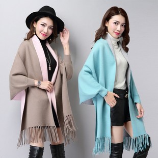 women cardigan Autumn large clothing tassel sweater winter