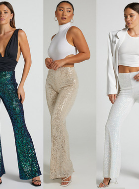 Autumn winter women's wide leg pants, including casual pants