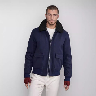 Autumn/Winter Men's Zipper Jacket Jacket, Men's 3D Patch top