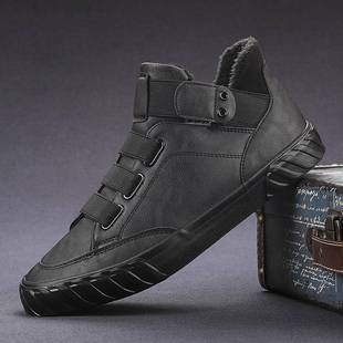 潮流休闲高帮加厚加板鞋 秋冬2025年新款 韩版 皮鞋 马丁靴1226z 男士