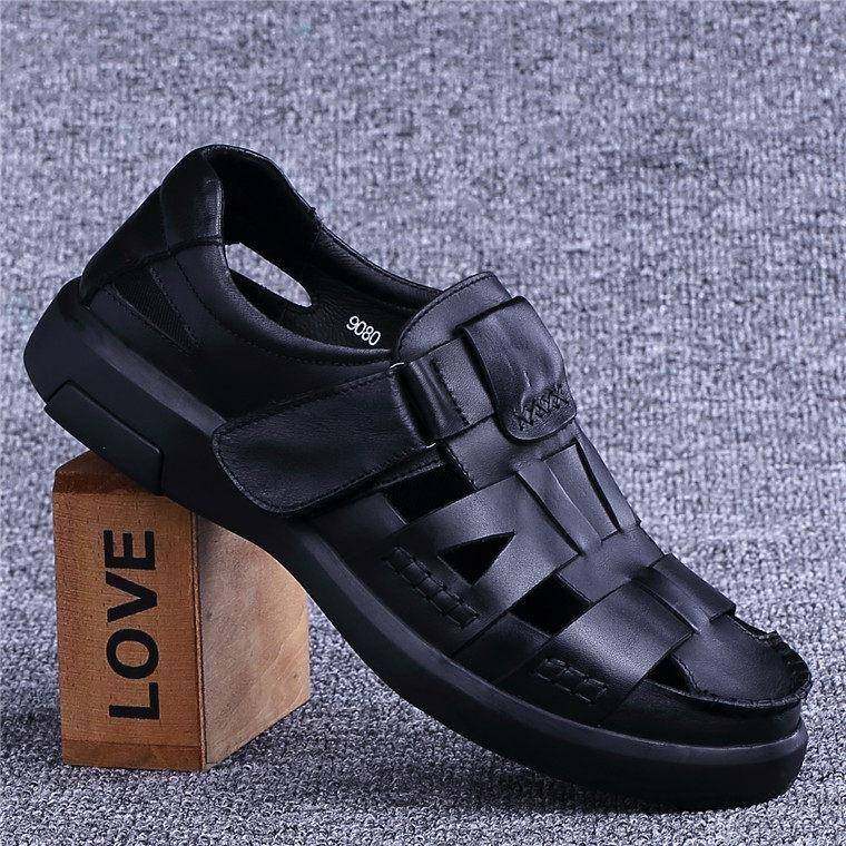 春秋凉鞋男式新款男式休闲木屐包头沙滩鞋透气男式凉鞋0123z,流行男鞋,时尚休闲鞋,淘宝优惠券,粉丝福利购,淘宝优惠卷