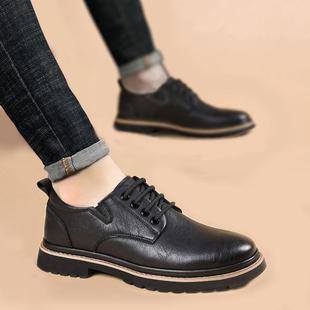 男款 休闲鞋 2025新款 商务男士 英伦低帮增高马丁1226z 正装 秋冬皮鞋