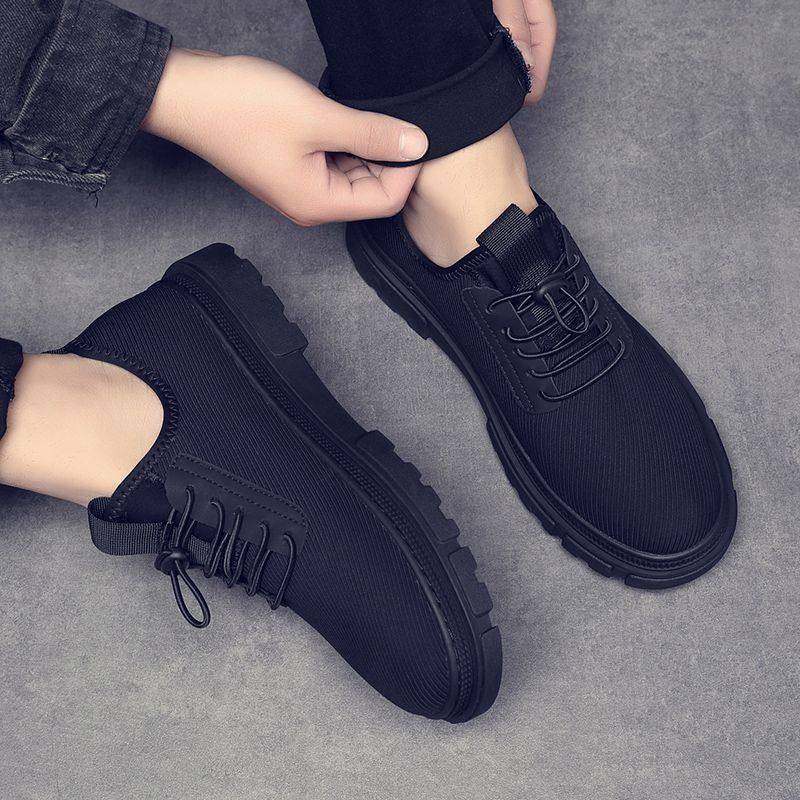 男鞋2026春季新款英伦透气布鞋套脚舒适软底商务一脚蹬休闲0110r,流行男鞋,时尚休闲鞋,淘宝优惠券,粉丝福利购,淘宝优惠卷