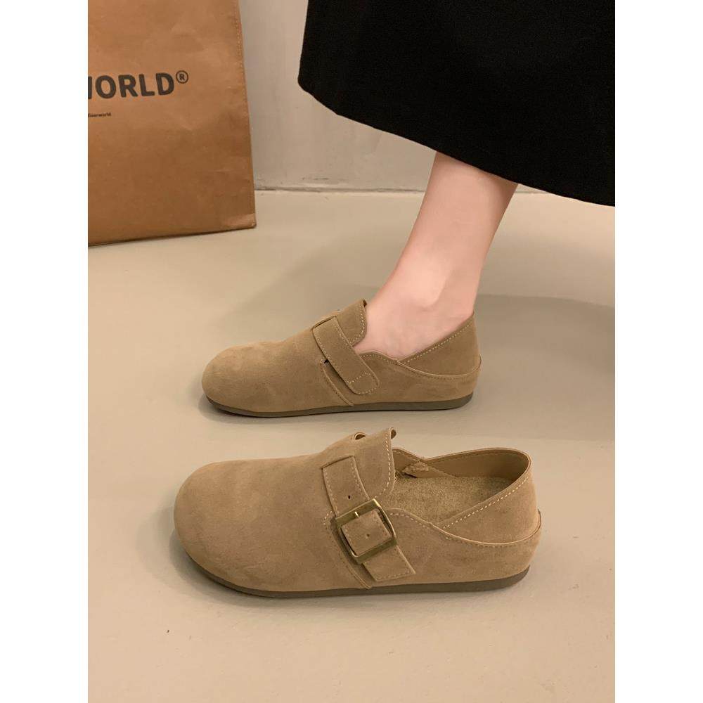 平底内增高覆古全包勃肯鞋女2026新款季一脚蹬两穿覆古博肯0115w,女鞋,勃肯鞋/软木鞋,淘宝优惠券,粉丝福利购,淘宝优惠卷