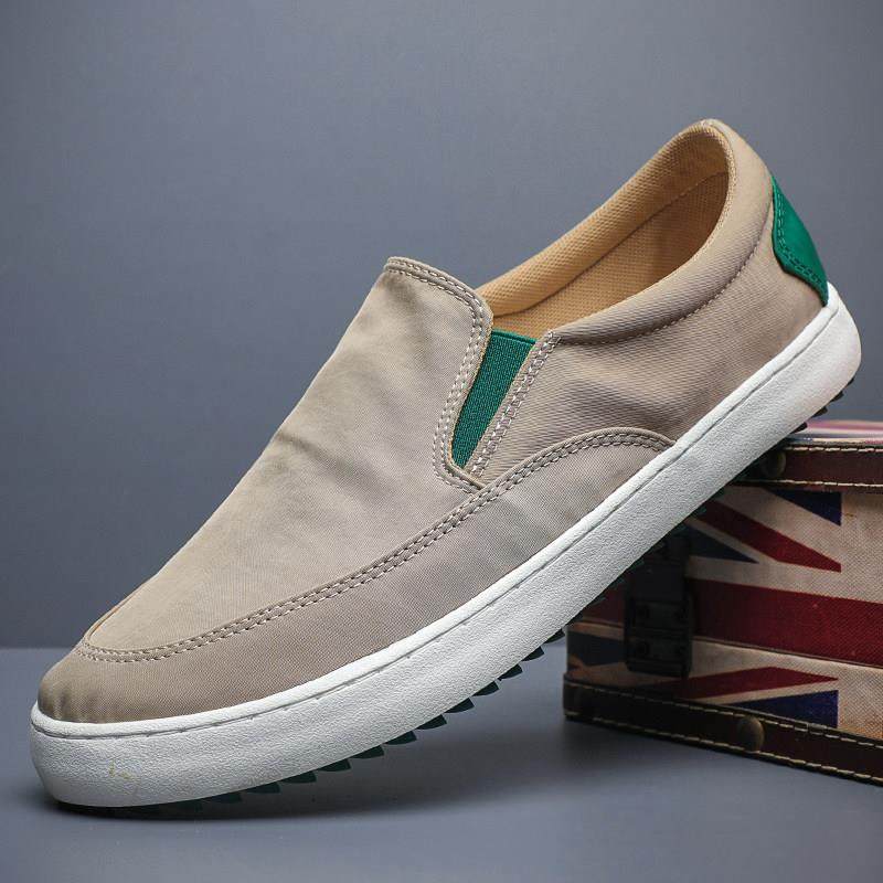 春秋新款男帆布鞋懒人一脚蹬驾车透气男士布鞋休闲板鞋0111z,流行男鞋,时尚休闲鞋,淘宝优惠券,粉丝福利购,淘宝优惠卷