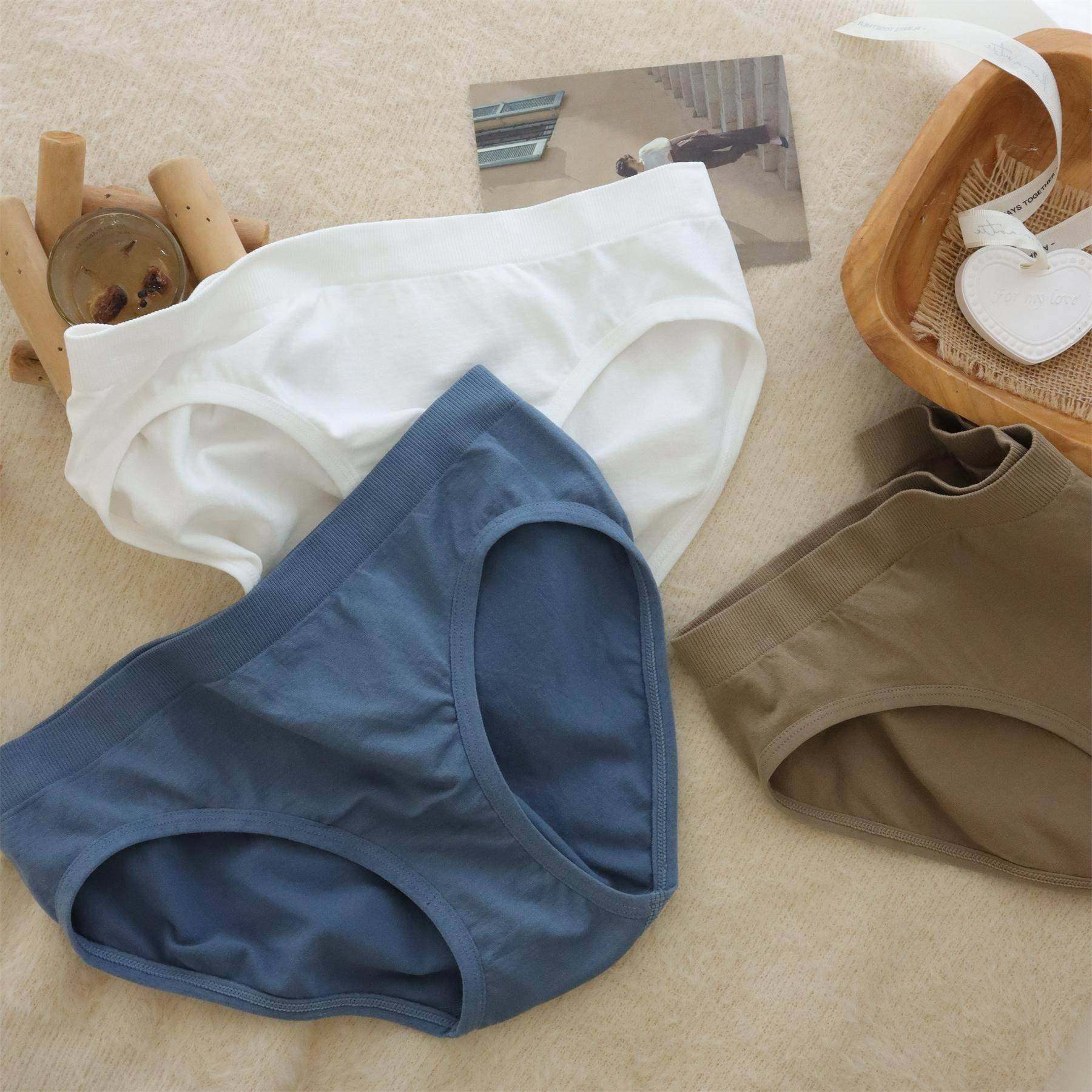 女士内裤2026新款简约中腰纯色高开叉尼龙舒适亲肤包臀全棉0123z,女士内衣/男士内衣/家居服,女三角裤,淘宝优惠券,粉丝福利购,淘宝优惠卷