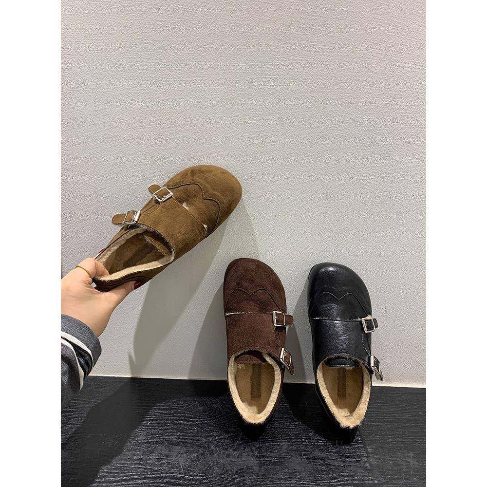 平底搭扣加绒勃肯鞋女2026春秋新款毛毛鞋保暖棉鞋单鞋软底0115w,女鞋,勃肯鞋/软木鞋,淘宝优惠券,粉丝福利购,淘宝优惠卷