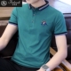 冰棉质短袖 商务polo衫 T恤男士 修身 男潮 翻领色个性 FLANDI夏季