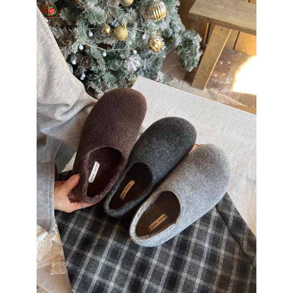 加绒勃肯鞋女2026春秋新款呢子两穿一脚蹬加绒棉鞋保暖毛毛0115w,女鞋,勃肯鞋/软木鞋,淘宝优惠券,粉丝福利购,淘宝优惠卷