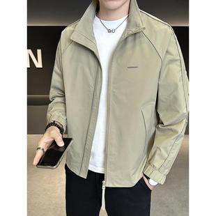外1006r 立领百搭简约潮流休闲工装 秋冬夹克外套男2025新款 男时尚