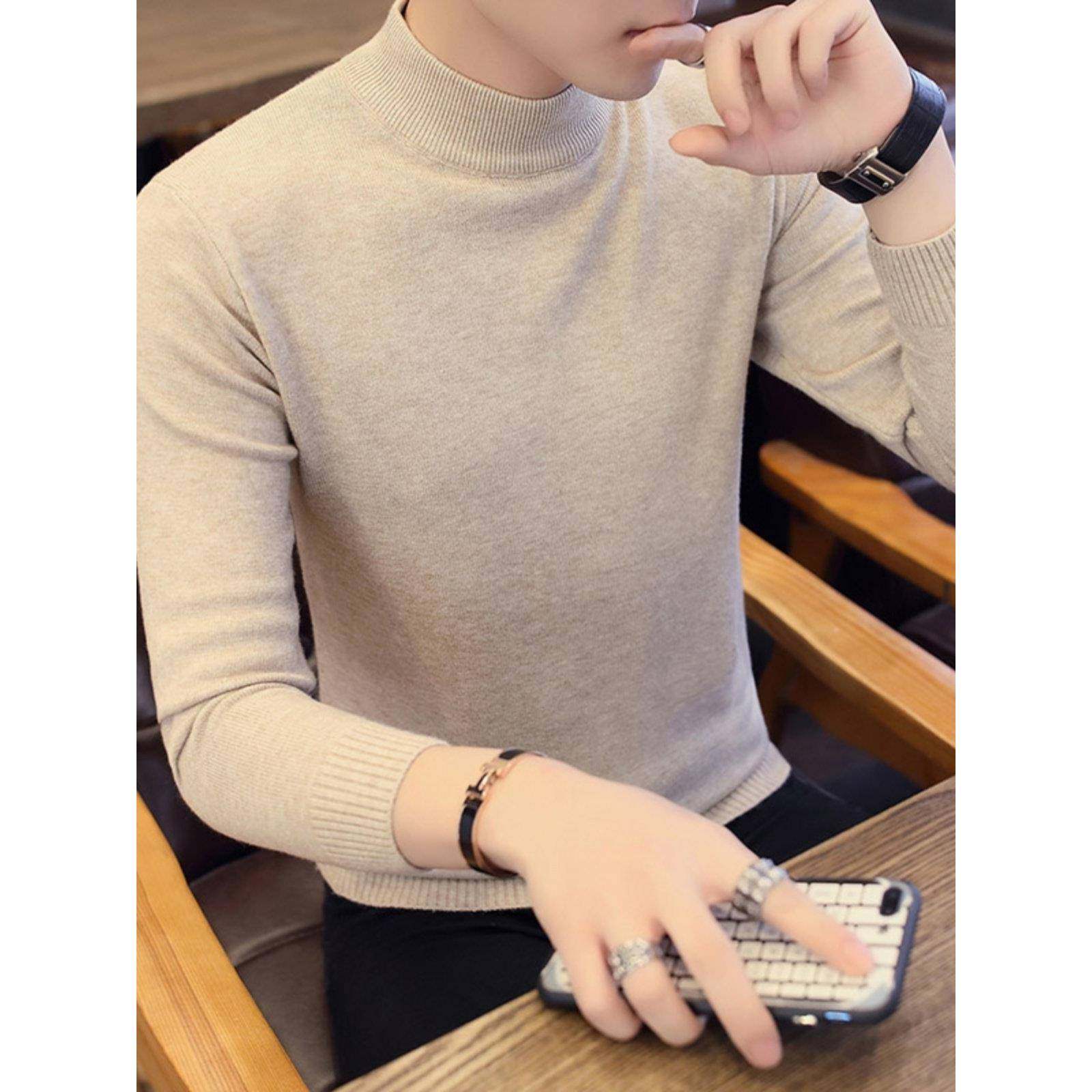 男士长袖t恤2026秋冬季新款保暖针织打底衫男毛衣男装上衣服0120k,男装,T恤,淘宝优惠券,粉丝福利购,淘宝优惠卷