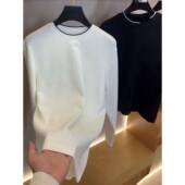 男士 长袖 T恤春季 双领净版 打底衫 圆领百搭商务休闲0128w1