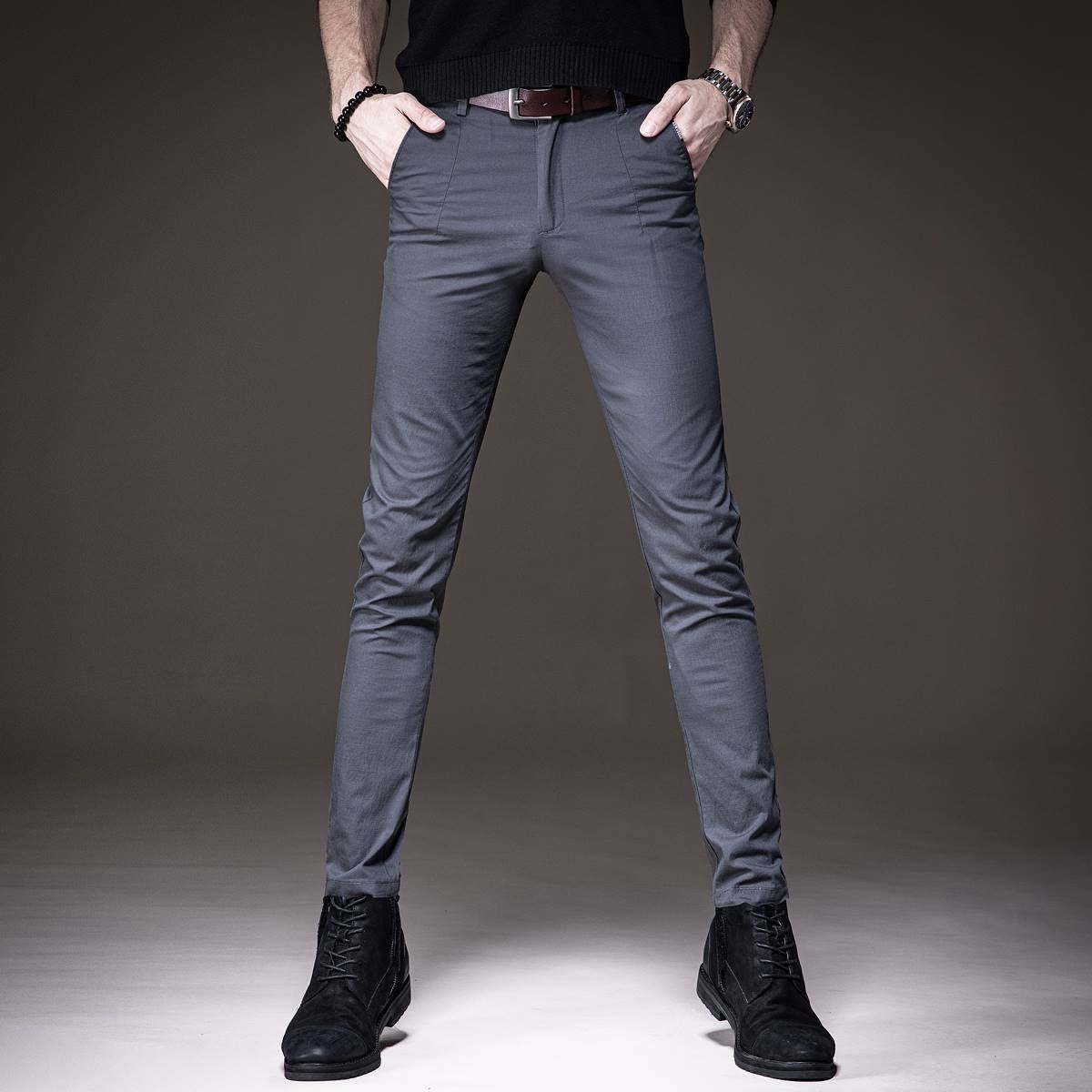 男士秋季裤子秋冰丝新款休闲裤小脚长韩版修身潮流百搭商务0904m|msdalam kategori Pakaian Lelaki, seluar santai - dari Buy2taobao.com untuk memberikan perkhidmatan ejen Taobao profesional membeli